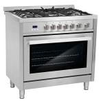 36" Gas Range with Rapid Convection Oven