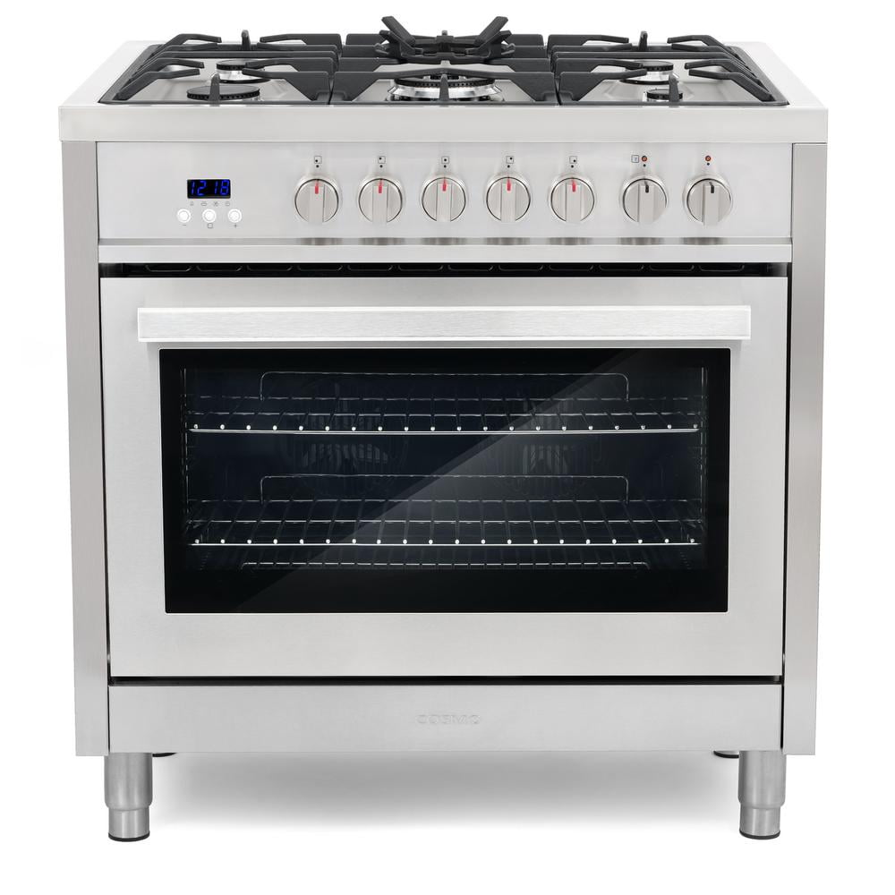 36" Cosmo Dual Fuel Range with Convection Oven