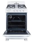 Summit 24" Gas Range with High Backguard