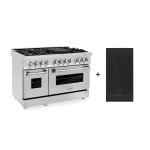ZLINE 48" Stainless Steel Dual Fuel Range