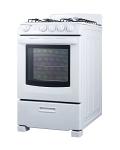 Summit 24" Gas Range with High Backguard