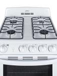 Summit 24" Gas Range with High Backguard