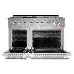 48" Stainless Steel Dual Fuel Convection Range