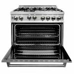 ZLINE 36" Stainless Dual Fuel Range
