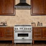 ZLINE 36" Stainless Dual Fuel Range