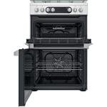 Hotpoint Dual Fuel Double Cooker - Stainless Steel