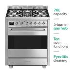 Smeg Symphony 70cm Dual Fuel Range Cooker