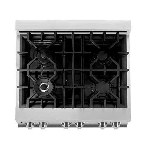 30" ZLINE Dual Fuel Range - White Matte