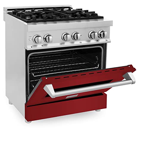 30" Dual Fuel Range with Gas Stove and Electric Oven