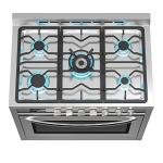 36" Dual-Fuel Range Cooktop with Convection Oven