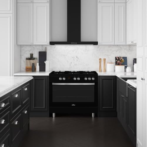 Willow WS90DFBL Dual Fuel Freestanding Range Cooker