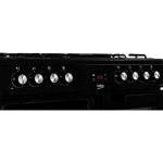 Beko 100cm Dual Fuel Range Cooker - Black