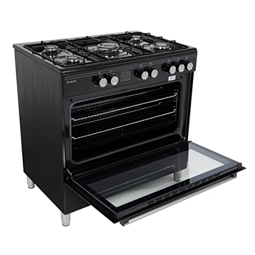 Willow WS90DFBL Dual Fuel Freestanding Range Cooker