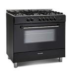 Montpellier 90cm Dual Fuel Range Cooker - Black