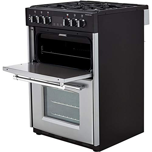 Black 60cm Belling Dual Fuel Farmhouse Cooker