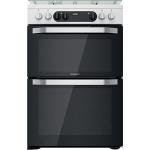 Hotpoint Dual Fuel Double Cooker - White