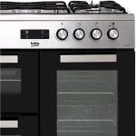 Beko 100cm Dual Fuel Range Cooker - Black