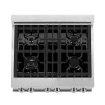 30" ZLINE Stainless Dual Fuel Range with Grill