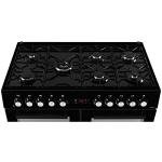 Beko 100cm Black Dual Fuel Range Cooker