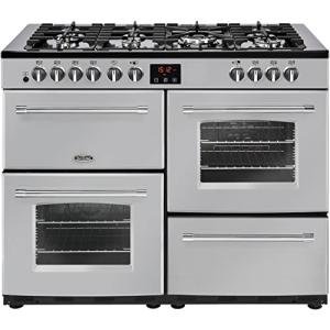Belling 110cm Dual Fuel Range Cooker - Silver