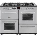 Belling 110cm Dual Fuel Range Cooker - Silver