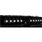 Beko 100cm Black Dual Fuel Range Cooker