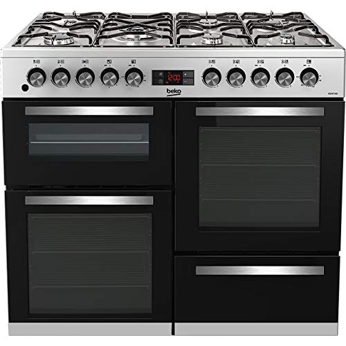 Beko Dual Fuel Range Cooker -Stainless Steel
