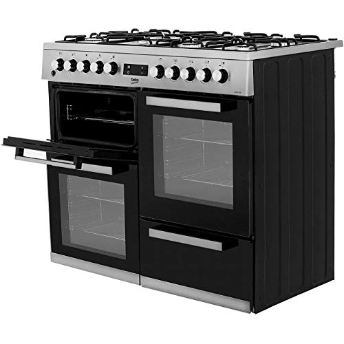 Beko Dual Fuel Range Cooker -Stainless Steel