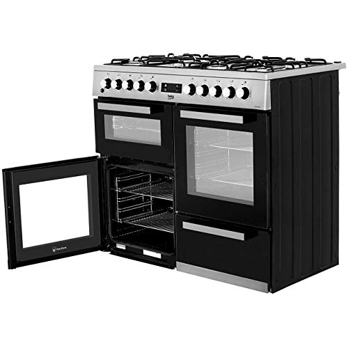 Beko Dual Fuel Range Cooker -Stainless Steel