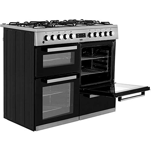 Beko Dual Fuel Range Cooker -Stainless Steel