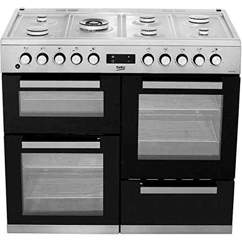 Beko Dual Fuel Range Cooker -Stainless Steel
