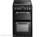Black Dual Fuel Range Cooker - 55cm