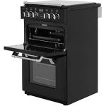 Black Dual Fuel Range Cooker - 55cm