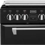 Black Dual Fuel Range Cooker - 55cm