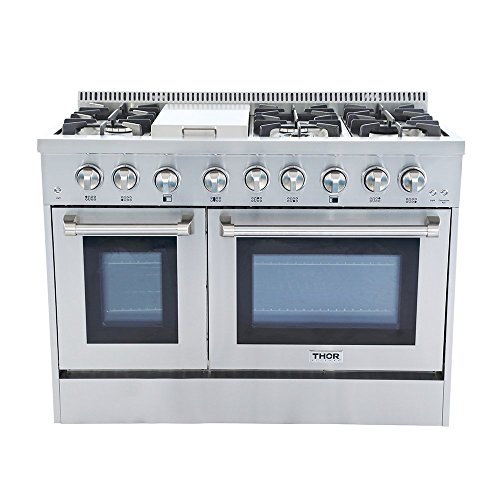 48" Professional Dual Fuel Range - Stainless Steel