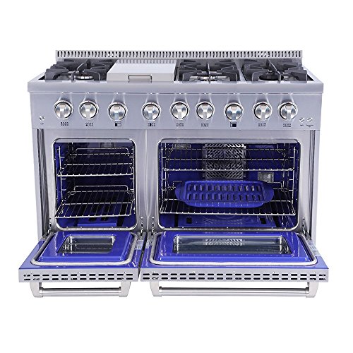 48" Professional Dual Fuel Range - Stainless Steel