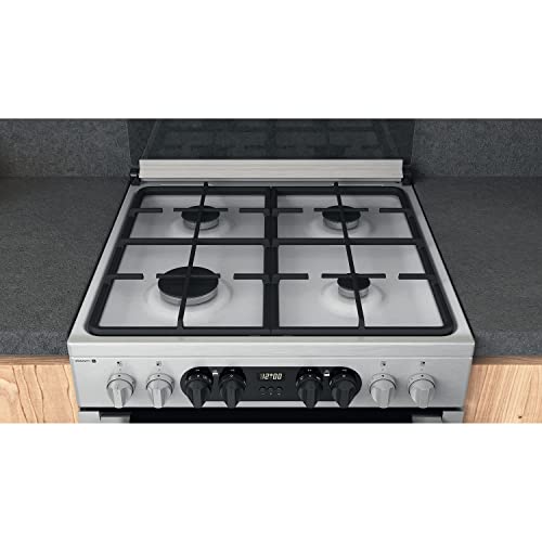 Hotpoint 60cm Dual Fuel Double Oven - SS