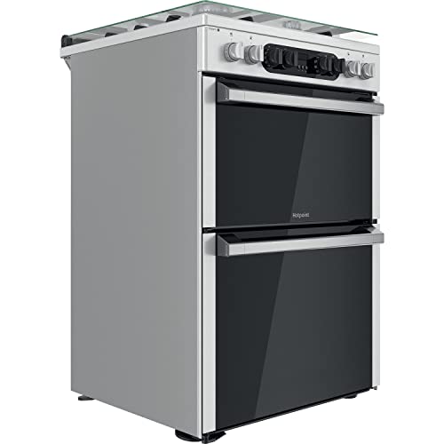 Hotpoint 60cm Dual Fuel Double Oven - SS