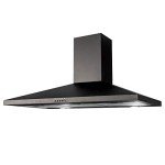 SIA CHL100BL 100cm Black Pyramid Cooker Hood
