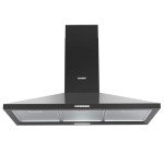 COMFEE' 90 cm Black Wall-Mounted Range Hood
