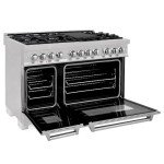 ZLINE 48" Dual Fuel Range with Gas & Electric Oven
