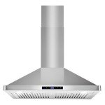 COSMO Wall Mount Range Hood Stainless Steel