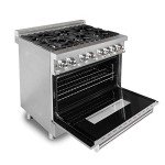 ZLINE 36" Dual Fuel Range in Stainless Steel