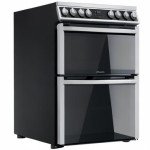 Hotpoint 60cm Double Fan Oven Electric Cooker