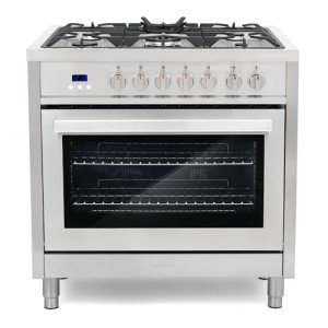 36" Dual Fuel Range with Convection Oven