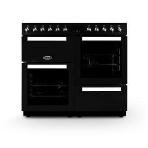 Montpellier 100cm Dual Fuel Range Cooker - Black
