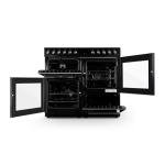 Montpellier 100cm Dual Fuel Range Cooker - Black