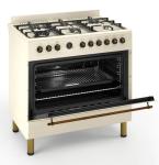 Ferre 90cm Dual Fuel Range Cooker - Cream