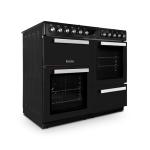 Montpellier 100cm Dual Fuel Range Cooker - Black