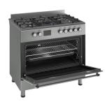 Ferre 90cm Dual Fuel Range Cooker - Dove Grey